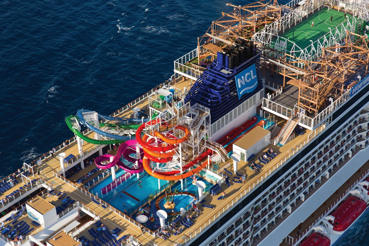 Norwegian Getaway Aerial of Pool